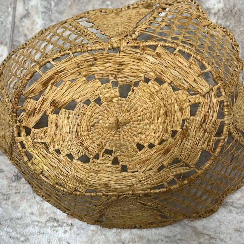 Handmade Woven Basket Made In Italy. With Two Handles. - Picture 7 of 16